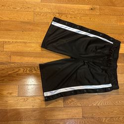 Fashion Nova Black/ White Basketball Shorts 
