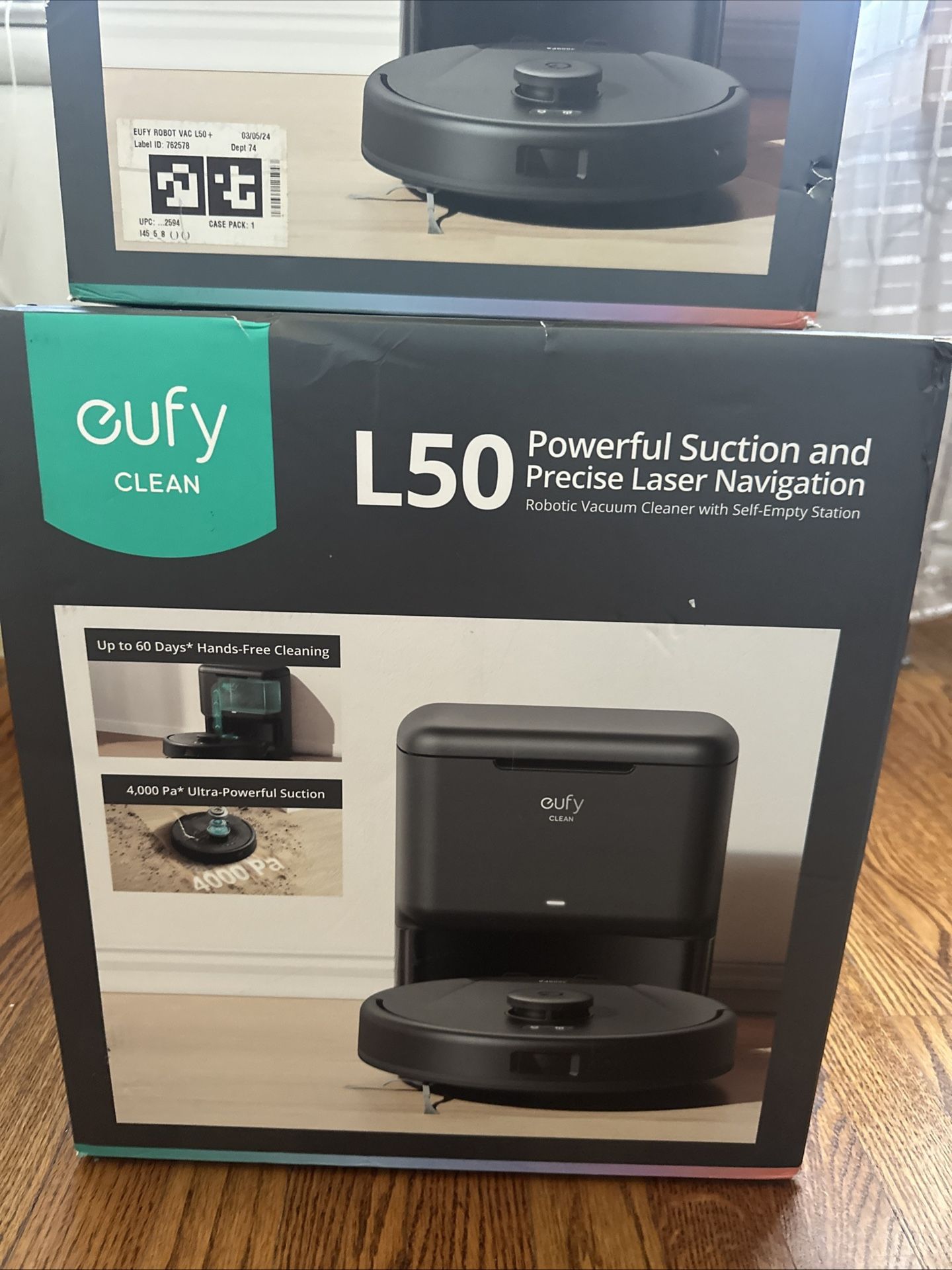 eufy Clean L50 SES with 60 Day Self-Empty Station, Multi-Floor Cleaning, Customizable Mapping, T2275Z11, New