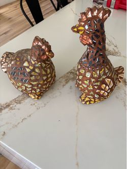 Beautiful chicken decoration