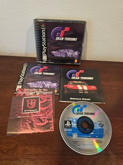 Grand Turismo PS1 Sony (PlayStation 1, 1998) Black Label Complete CIB Video Game