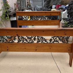 California King Hardwood Bedframe