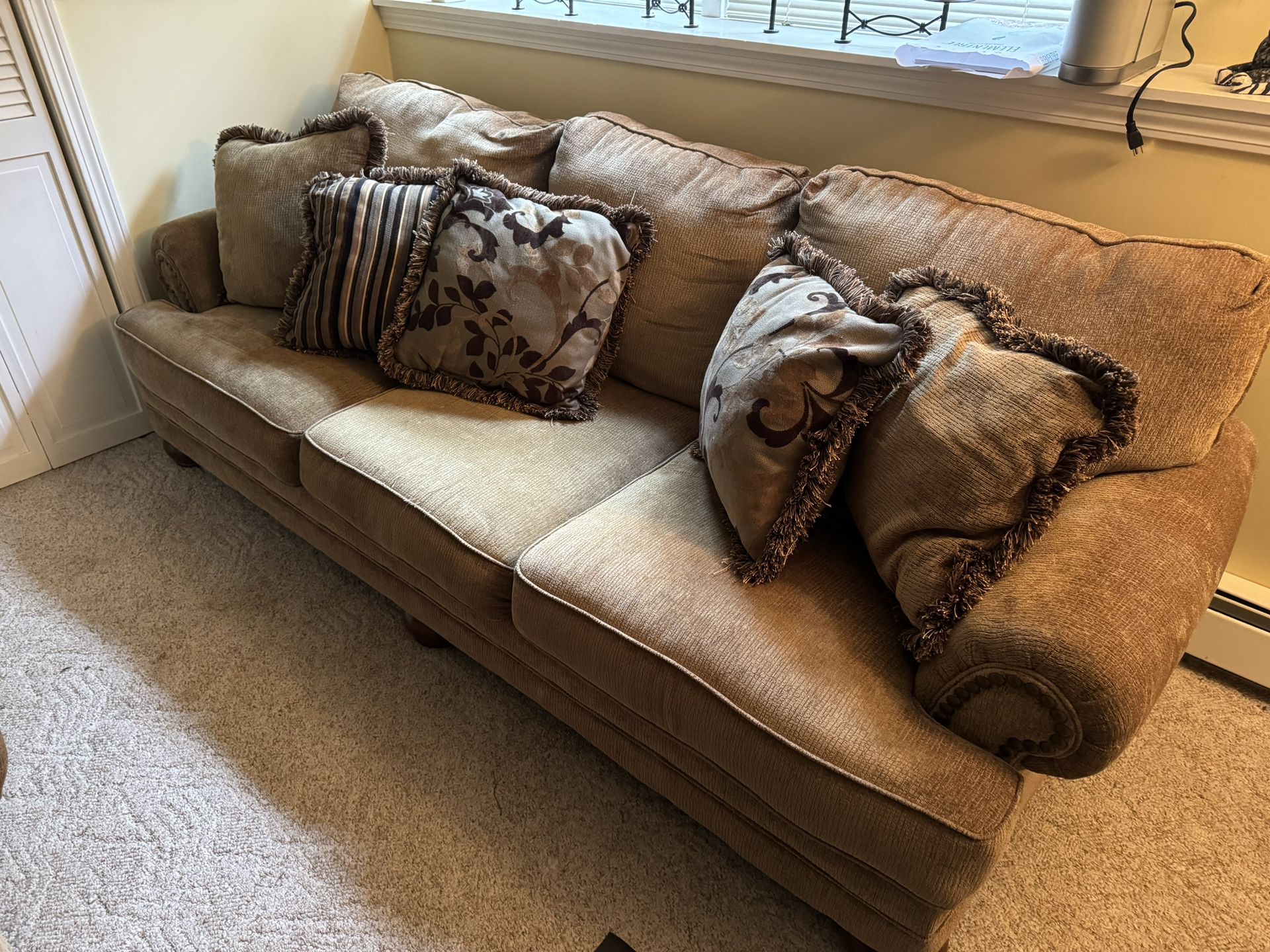 Couch, Love Seat & Ottoman