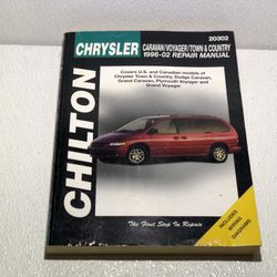 Chilton’s Repair Manual- 1(contact info removed) Chrysler Mini Van