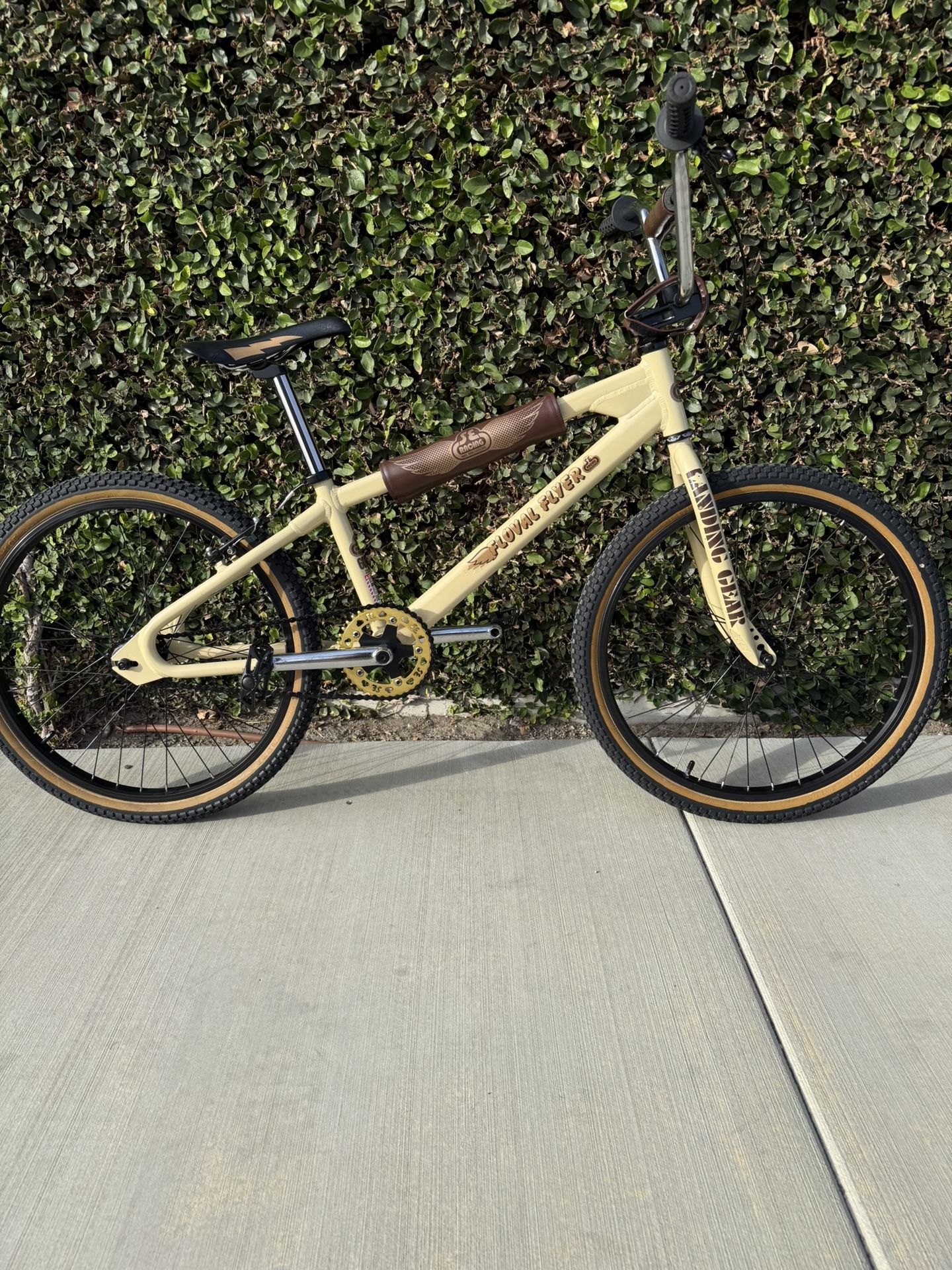 2014 SE Racing Floval Flyer Looptail BMX Bike 24" Tan cruiser Retro