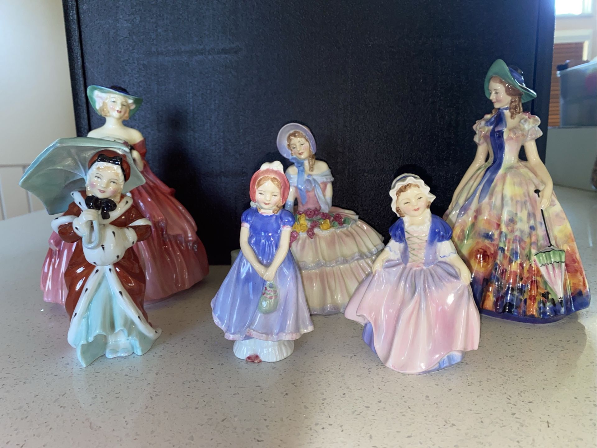 Royal Doulton England Figurine Bone China Genevieve Lot