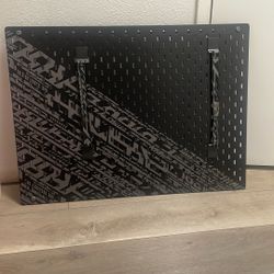 Ikea Black Gaming Peg Board 