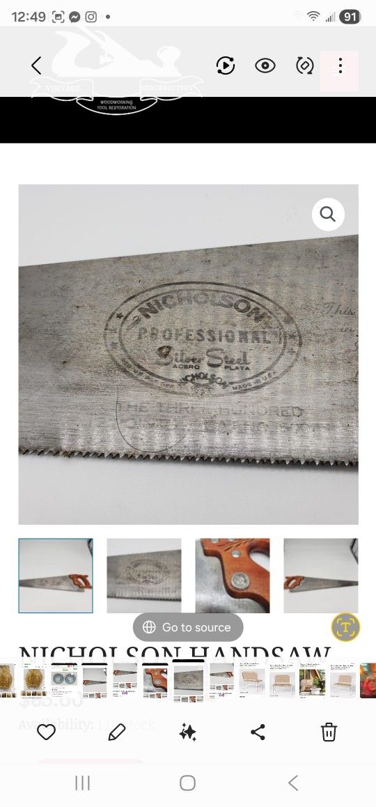 Antique saw