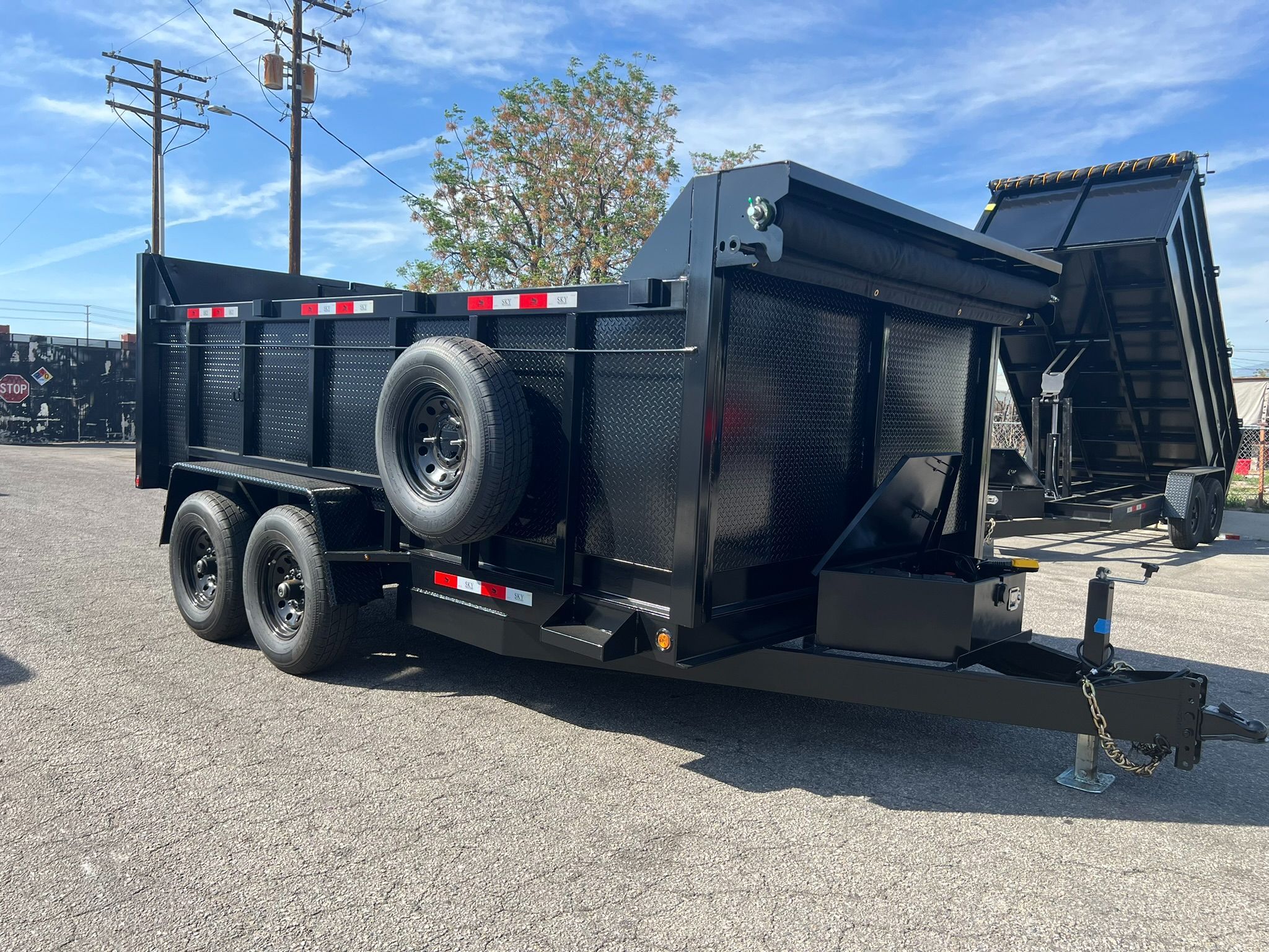 SALE!!!!!2025 Sky Trailers Dump Trailer DT85X14X3 HD WITH EXTENSIONS