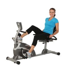 Exerpeutic 1000 High Captivity  Magnetic Recumbent Bike High Weight Capacity 