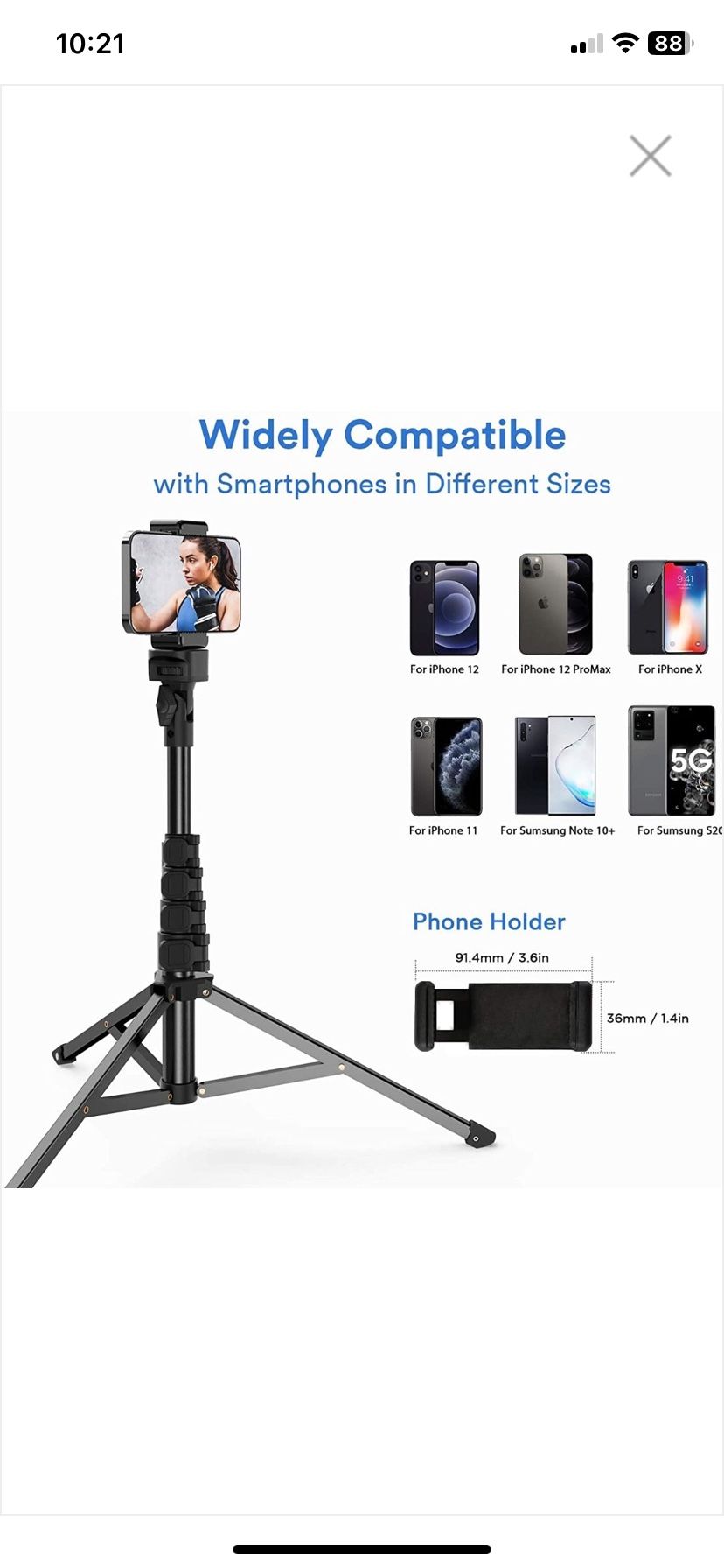 LETSCOM  Multiple Functional Tripod ZJ01 Brand New In Box 