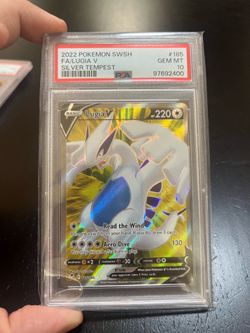 PSA 10 Lugia V Full Art Silver Tempest