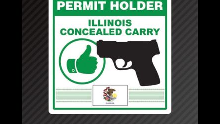 Conceal and carry sticker for vehicle or home