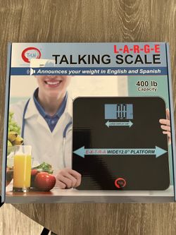 True Talking Scale 400lb Capacity New