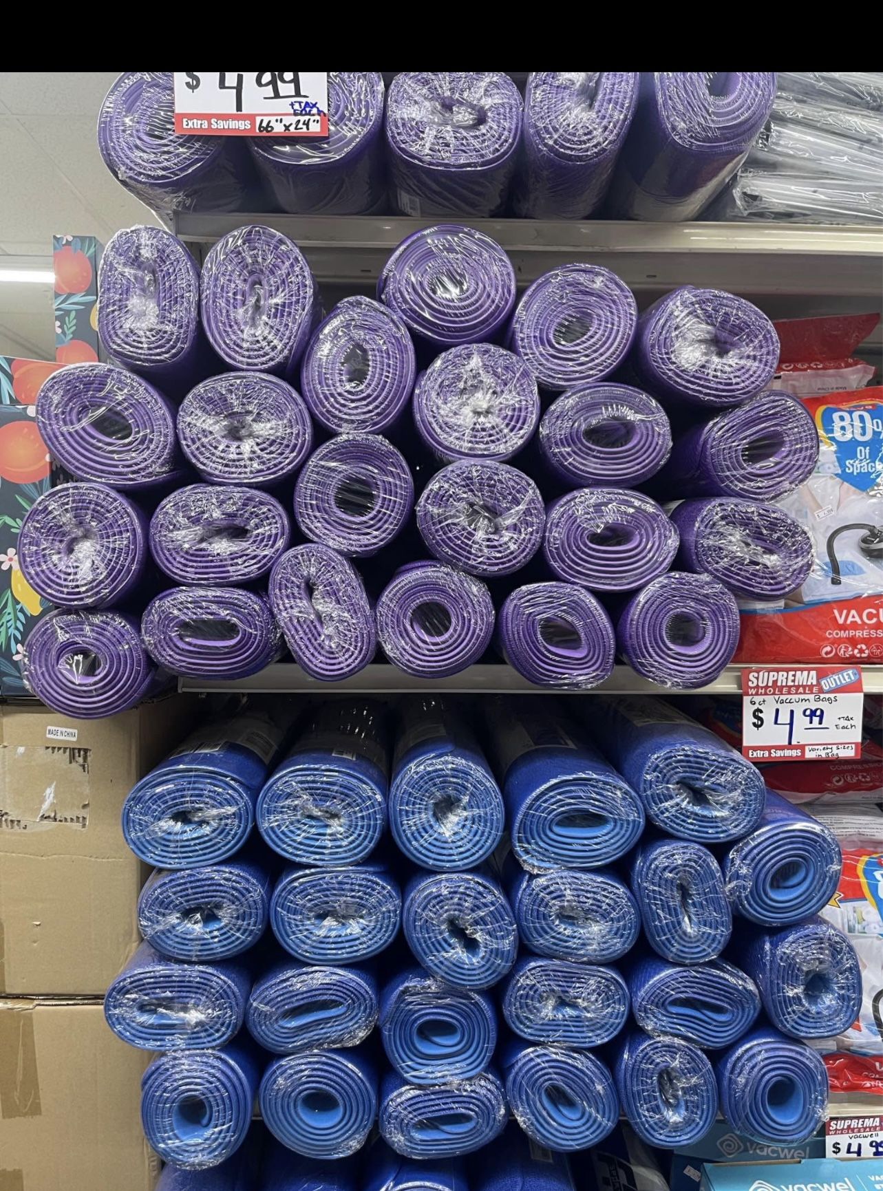 YOGA MAT 66”x24” Foam Exercise Mats Yoga Pilates Gym Sports Equipment