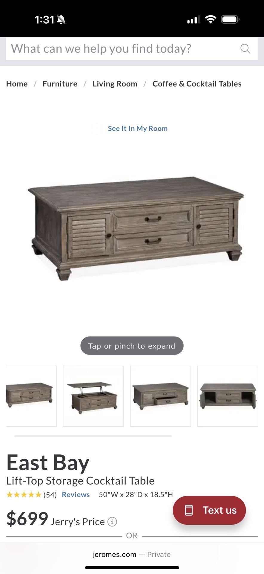 Jerome’s Coffee Table