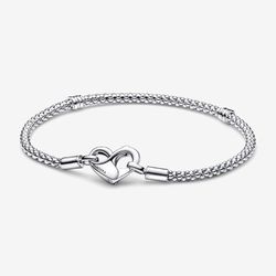 Pandora Moments Studded Chain Bracelet in Sterling Silver (7.1")