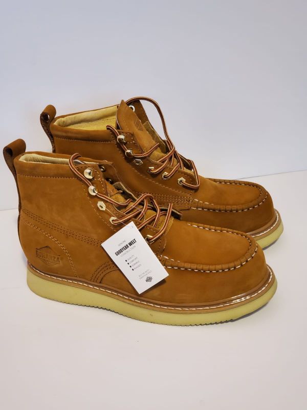goodyear welt moc toe boots
