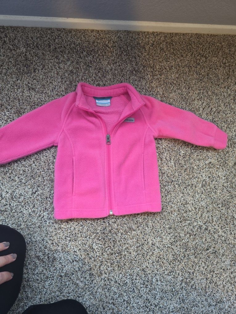 Columbia Pink Sweater 12-18 Months