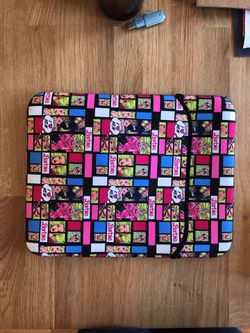 Barbie and Ken laptop case with retro artwork 14x11