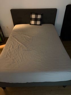 ZINUS Shalini Full Bed Frame + LUCID 10" Gel Memory Foam Mattress (Sept 12-13 Pickup)