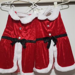 Santa DOG CLOTHES..Matching