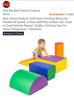 Foam climbing blocks