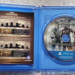 For Honor - (Sony, PlayStation 4)  Pre-owned Excellent 