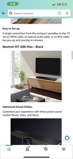 Nextron hotsell HT-500-Max soundbar