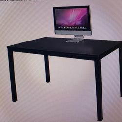 PACKAGE DEAL….BOOK CASE AND  SogesHome 47inches Computer Desk PC Desk Office Desk Workstation for Home Office Use Writing Table, BlacK