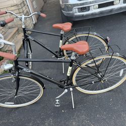Bicycles, Cart Trailer, Golf Clubs