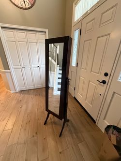 Jewelry Storage  Cabinet wood
