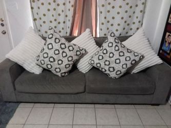 Couch with pillow