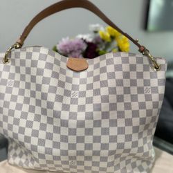 Louis Vuitton Graceful MM -Damier Azur-Authentic! 