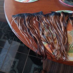 6 Piece Human Hair Extensions 