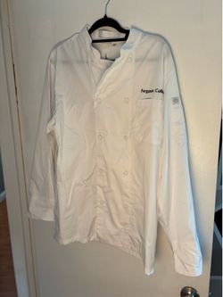New John A Ferguson highschool culinary chef coat uniform