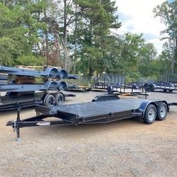 New 7x20 Premium Deluxe Car Hauler Trailers 