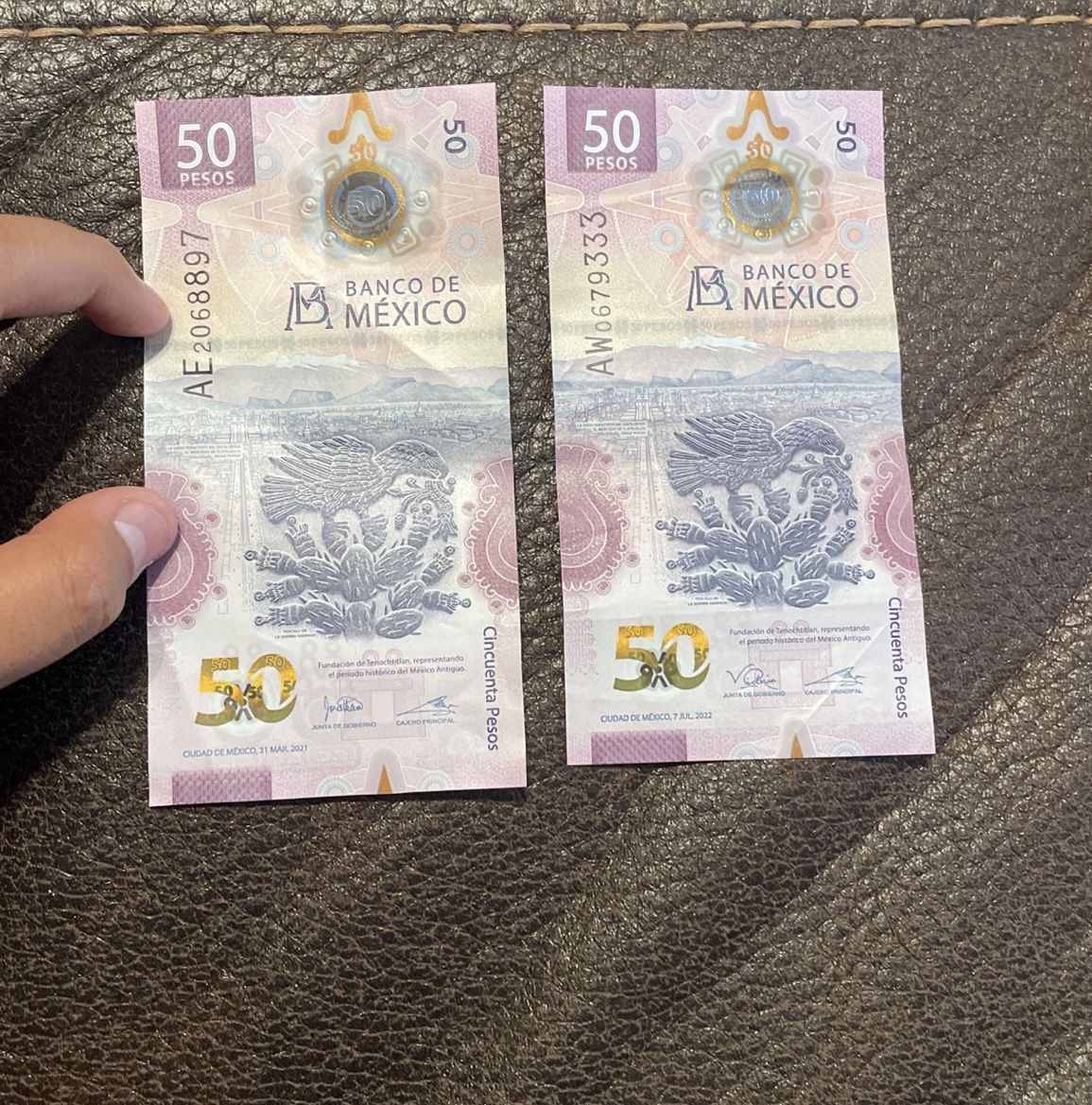 50 Pesos Axolotl ($8 each)15$ for both These Are Rare