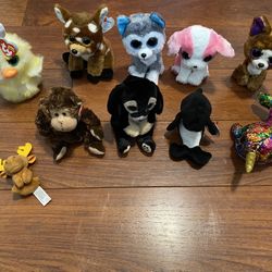 10 TY Beanie Babies