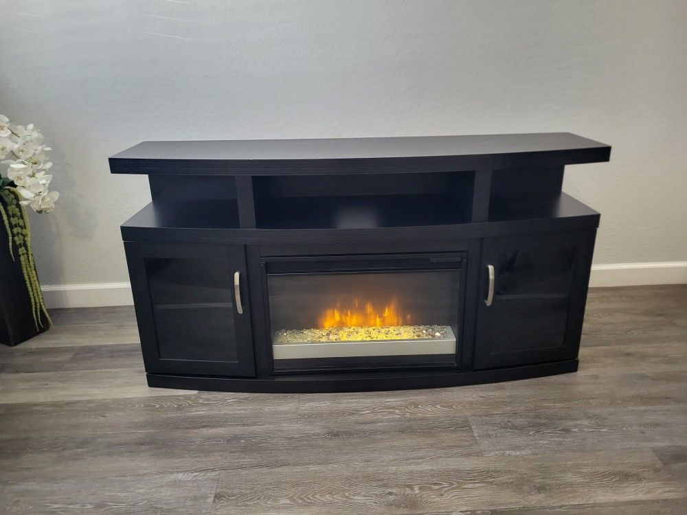 Tv Stand With Fireplace