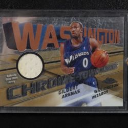 2004 Topps Chrome Chrome-Town Heroes Jerseys 259/287 Gilbert Arenas #CTH-GA 0o9