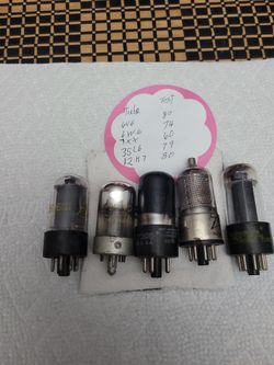Radio Tube  6v6 TG  6w6 Gt 7xx 12k7 4 Tube Test