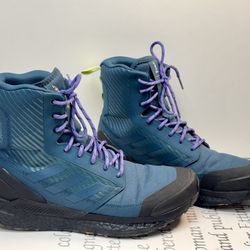 Slightly Used Adidas Parley x Terrex Free Hiker XPL Mens Boots ‘Utility Green’ GZ3378 Men’s 8.5