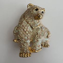 Polar Bear Brooch