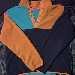 Supreme Color Block Polartec 1/3 Button Up Fleece