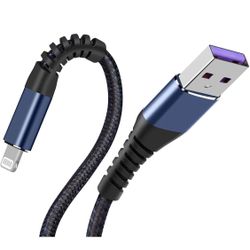 iPhone Charger 6ft,Lightning Cable Long 6 Foot Cord, Fast Charging Cables for Apple iPhone 12/11/11Pro/11Max/ X/XS/XR/XS Max/8/7/6/5S/SE/iPad Mini Air