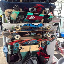 Pine skate Board Rack