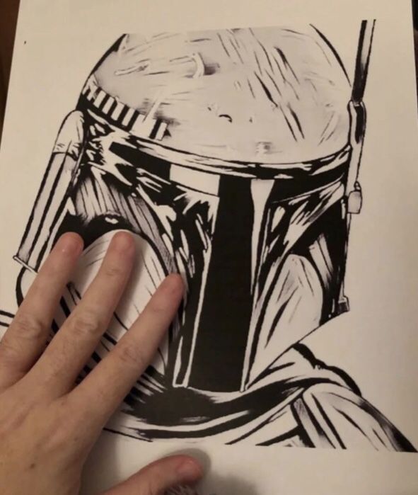 BOBA FETT STAR WARS ART PRINT
