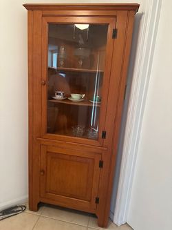 Corner China cabinet