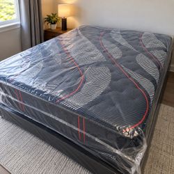 King Size Mattress 15” Sealy Posturepedic Elite Brenham II Medium Direct From Factory, Sealed in Plastic Ready for Same-Day Delivery 🚚