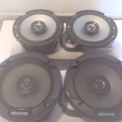 KENWOOD 2 PAIRS  6.5" 2 WAY  300 WATTS CAR SPEAKERS  ( BRAND NEW PRICE IS LOWEST INSTALL NOT AVAILABLE  )